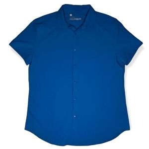 all in motion - Large Blue Short Sleeve Shirt